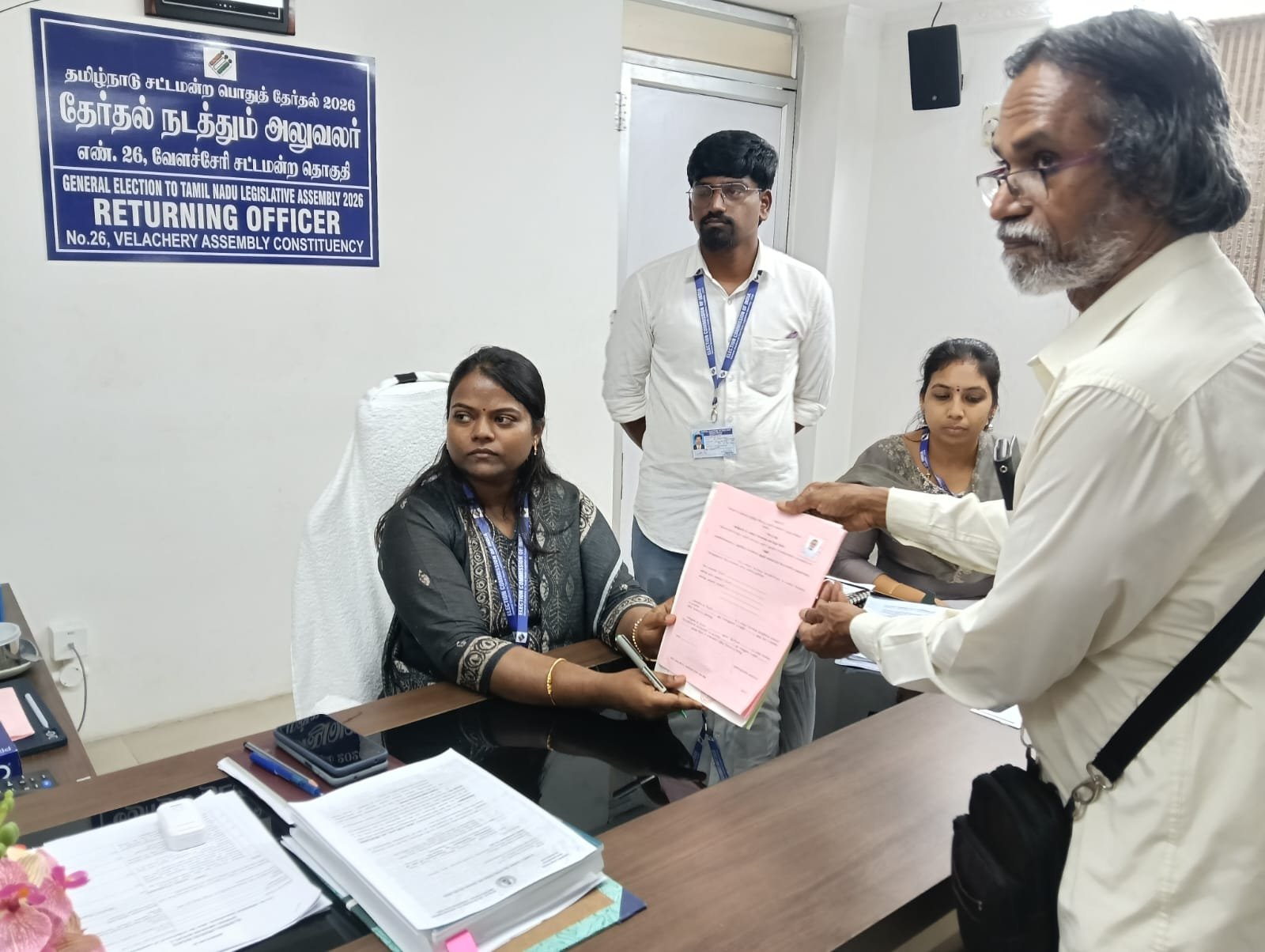 Tamil Samajam: Mr.Poyyamozhi, Candidate of PSS in General Election